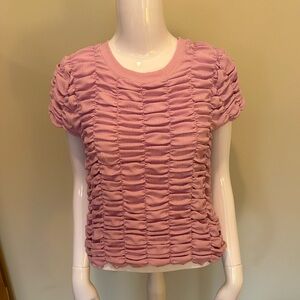 Anthropologie ruched tee